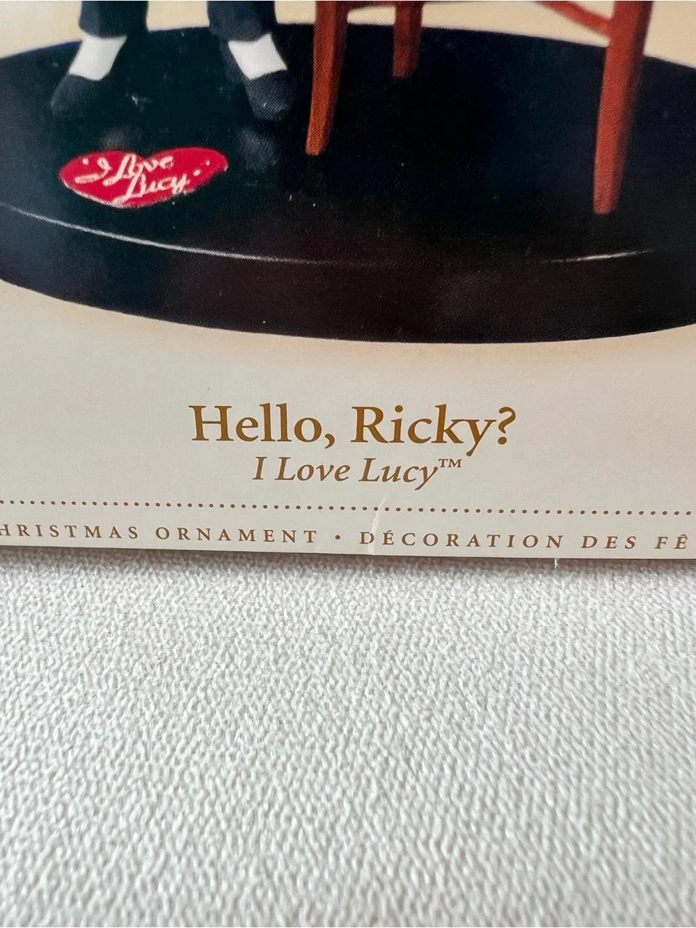 'I Love Lucy' Hello Ricky? Lucy Black Figurine Ornament